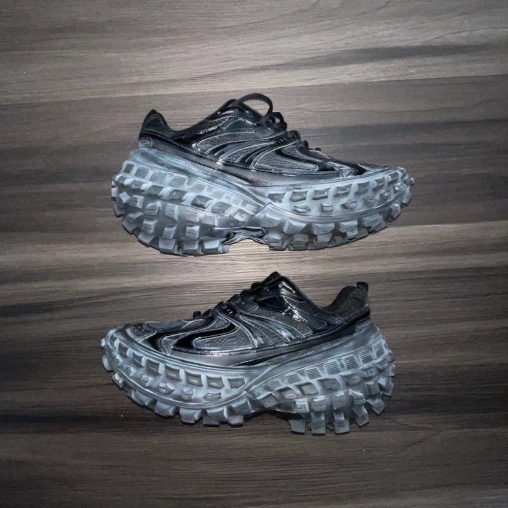 Balenciaga Defender Mesh and Rubber Sneakers